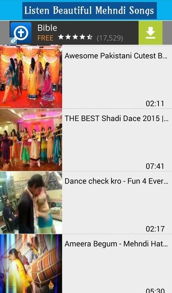 Mehndi Songs - Preview 2
