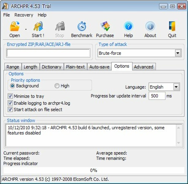 Claraboya amor regional Advanced Archive Password Recovery para Windows - Descarga gratis en  Uptodown