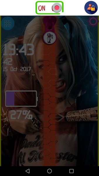 Quinn Zipper Lock Screen - Preview 1