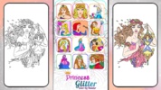 Princess Glitter Color Android screenshot 6