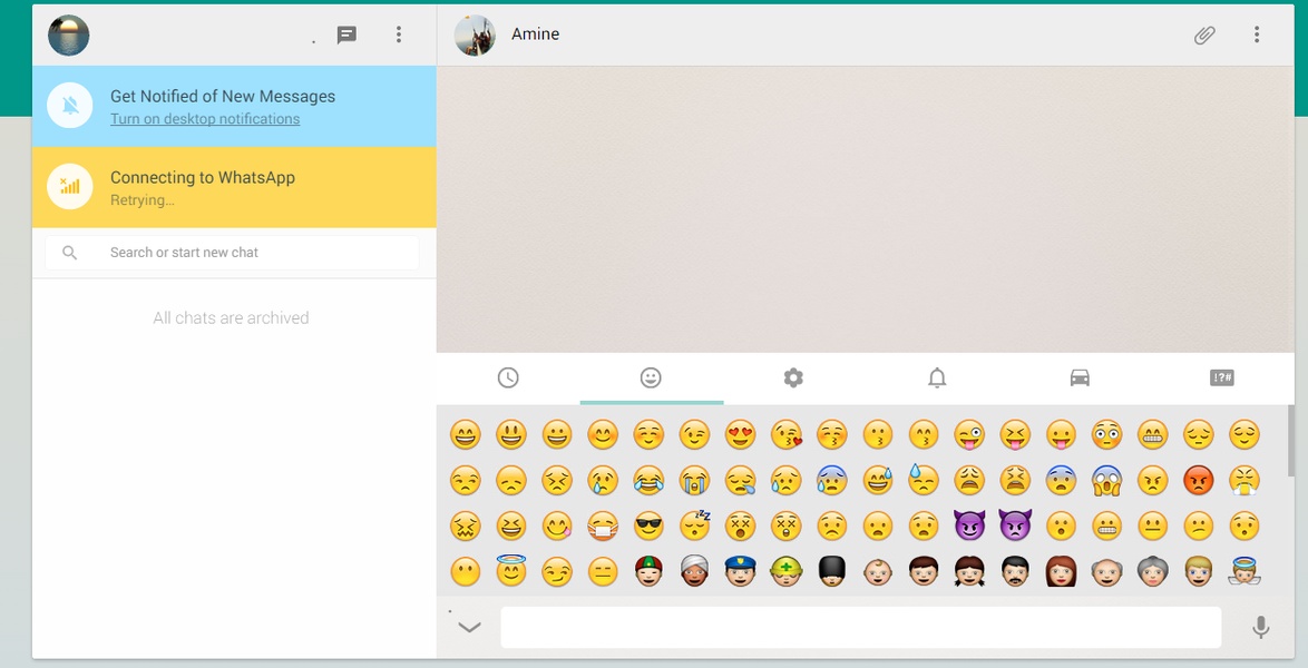 Whatsapp On Web - Preview 2