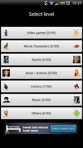 Characters Quiz - Preview 1