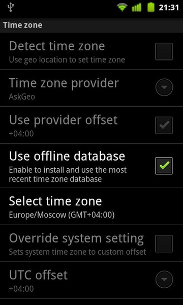 TimeZoneDB for ClockSync - Preview 2