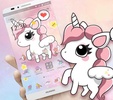 Cartoon Cute Lovely Unicorn Theme screenshot 3