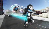 Panda Robot Cop Car Transform screenshot 15
