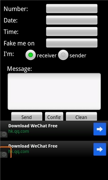 Fake sms sender - Preview 1
