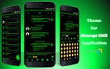 SMS Messages Neon Led Green screenshot 6