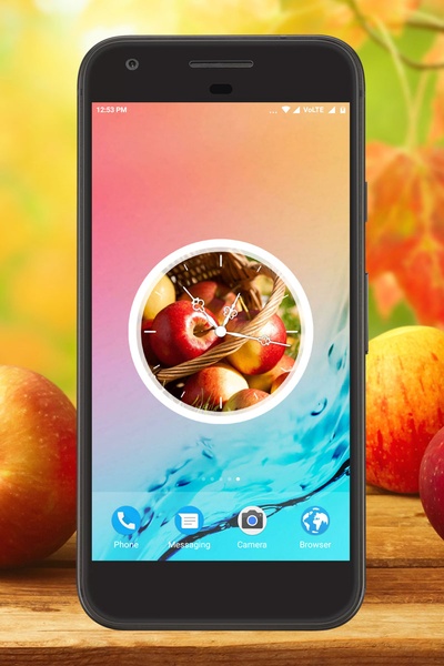 Apple Clock Live Wallpaper - Preview 2