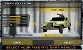 Army War Truck Driver Sim 3D screenshot 2