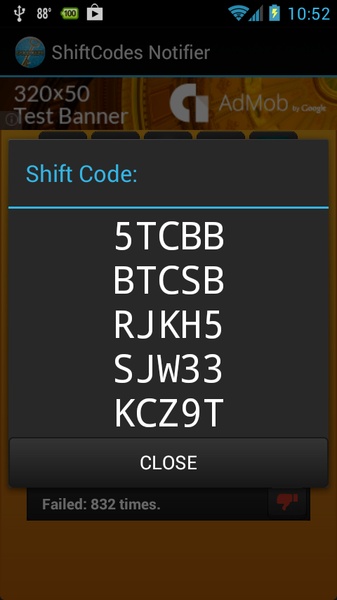 ShiftCodes Notifier - Preview 2
