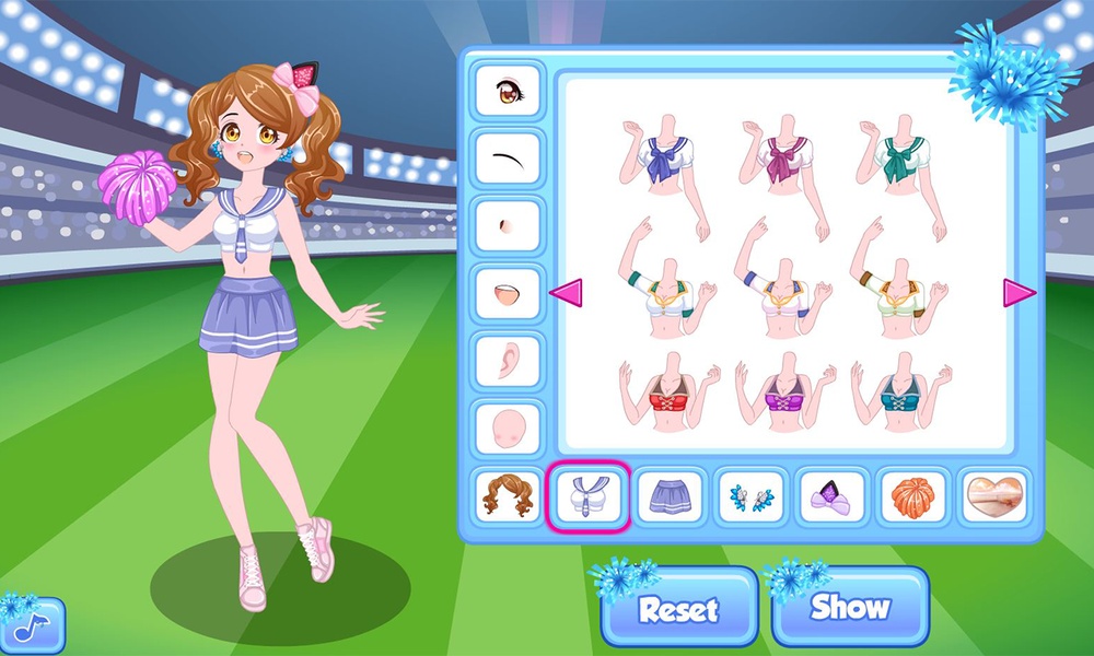 Cheerleader Dressup Game - Preview 3