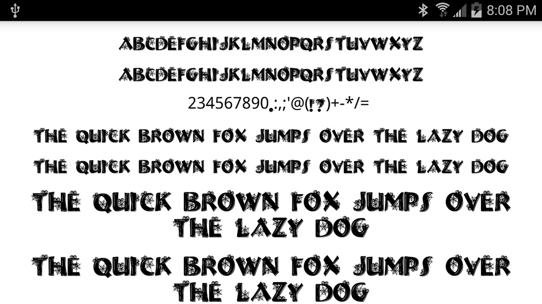 Halloween Fonts 50 - Preview 2