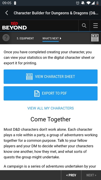 D&D Beyond Player Tools - Preview 4
