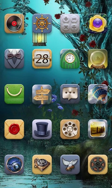 Wonderland GOLauncher EX Theme - Preview 1
