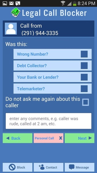 Legal Call Blocker - Preview 1