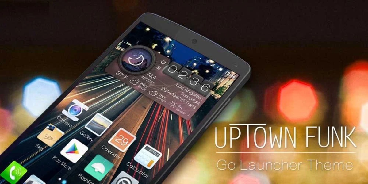 Uptown Funk GOLauncher EX Theme - Preview 1