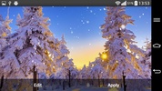 Winter Forest Live Wallpaper screenshot 1