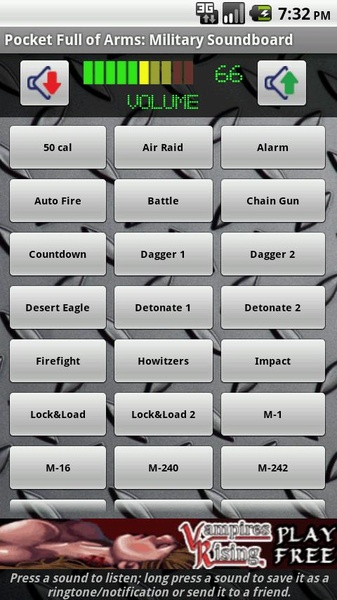 Pocket Full of Arms: Military Soundboard - Preview 2