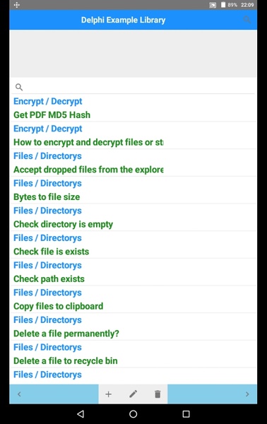 Delphi Example Library + Forum - Preview 2