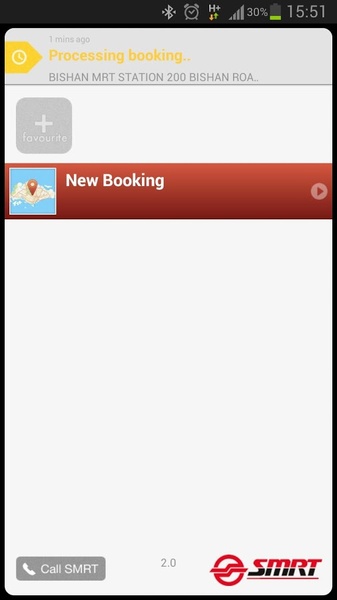 SMRT Book a Taxi - Preview 2