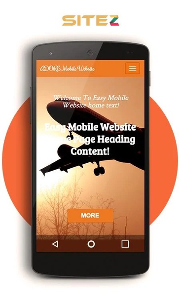 Sitez Mobile Site Builder - Preview 3