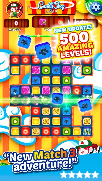 Gummy Caramel Fruits Match 3 - Preview 2