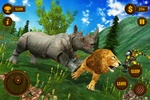 Wild Rhino Family Jungle Sim screenshot 3