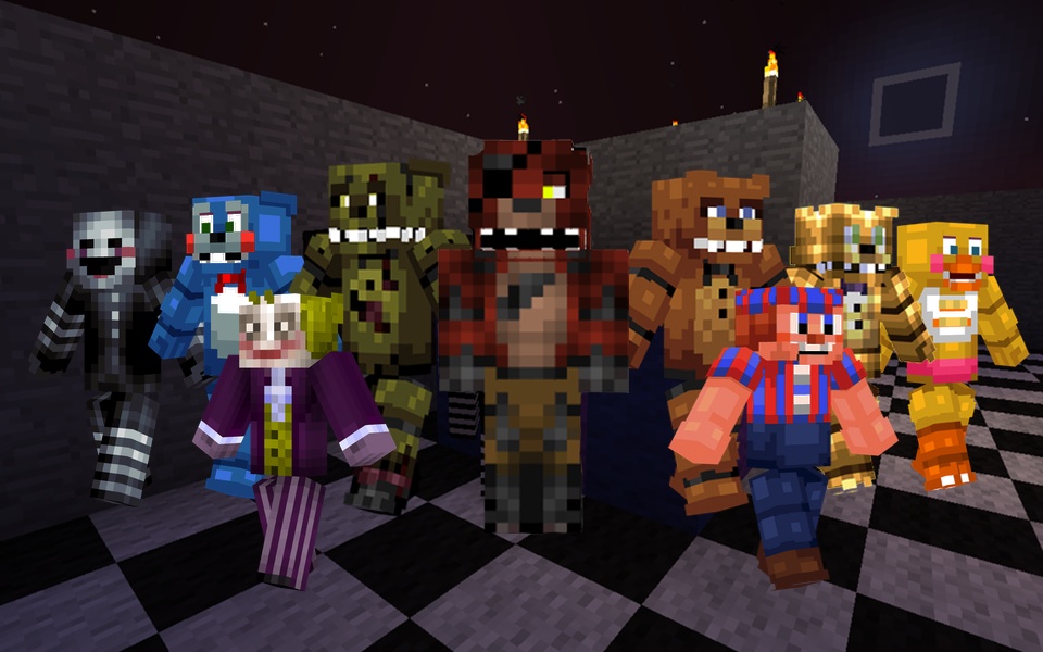 fnaf anime 2  Minecraft Skins