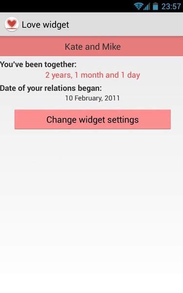 Love widget - Preview 2