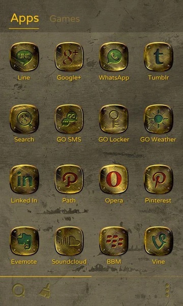 Heavy Metal GOLauncher EX Theme - Preview 4