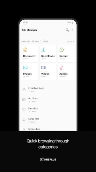 OnePlus File manager - Preview 4
