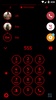 Theme Dialer Circle Black Red screenshot 6