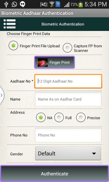 Aadhaar Authentication - Preview 6