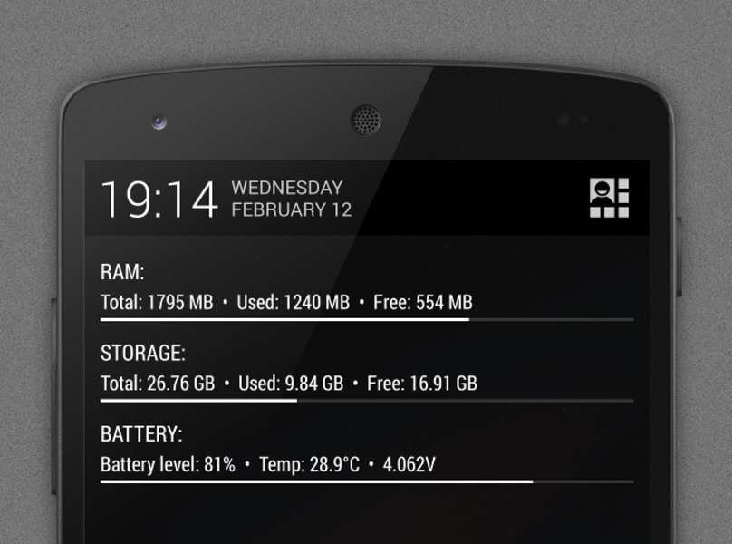 NotiSysinfo Lite - Preview 10