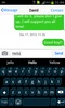 Emoji Keyboard+ Blue theme screenshot 2