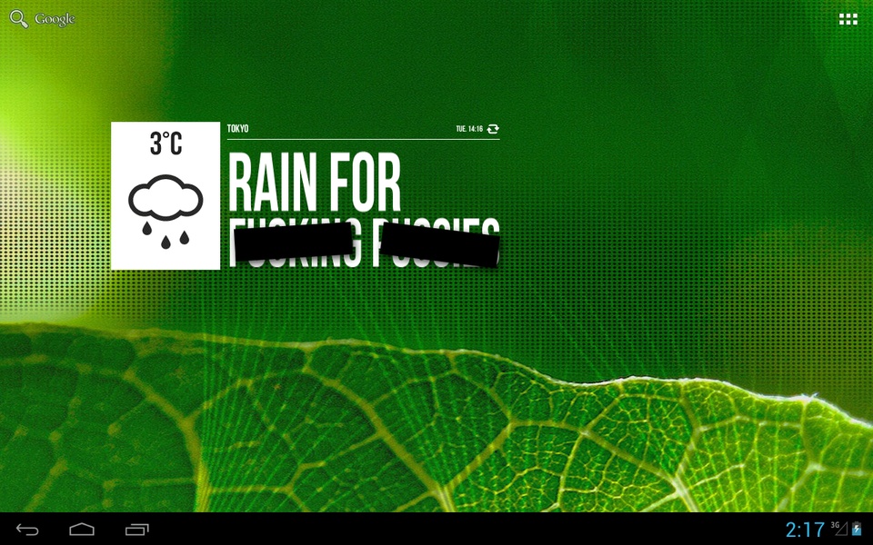 Grumpy Weather Widget - Preview 6