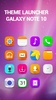 Launcher theme Galaxy Note 10 screenshot 3