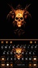 Evil Skull Keyboard Background screenshot 1