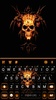 Evil Skull Keyboard Background screenshot 1