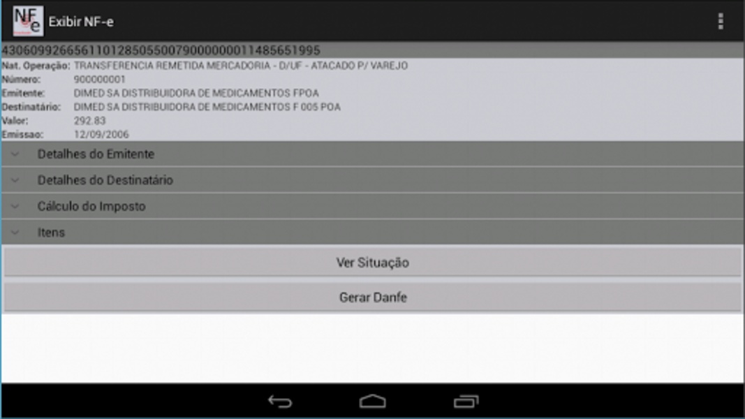 NFe Visualizador - Preview 1