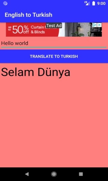 English to Turkish Translator - Preview 4