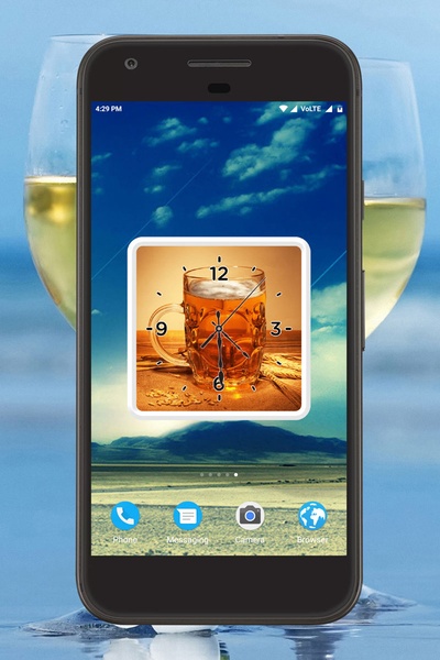 Glass Clock Live Wallpaper - Preview 4