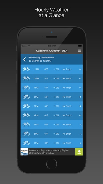 Bicycle Weather - Preview 4