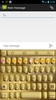 Emoji Keyboard SolidGold Theme screenshot 6