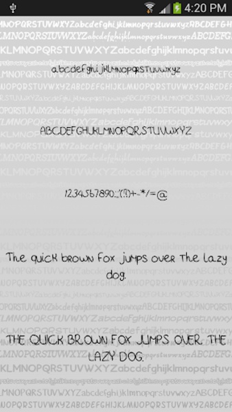 Handwritten Free Font Theme - Preview 2