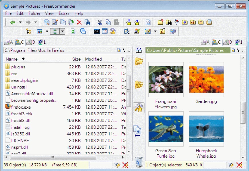 freeCommander for Windows - Download it from Uptodown for free