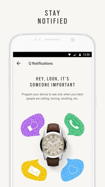 Fossil smartwatch clearance app