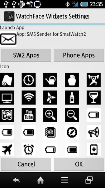 WatchFace Widgets for SmartWatch2 - Preview 1