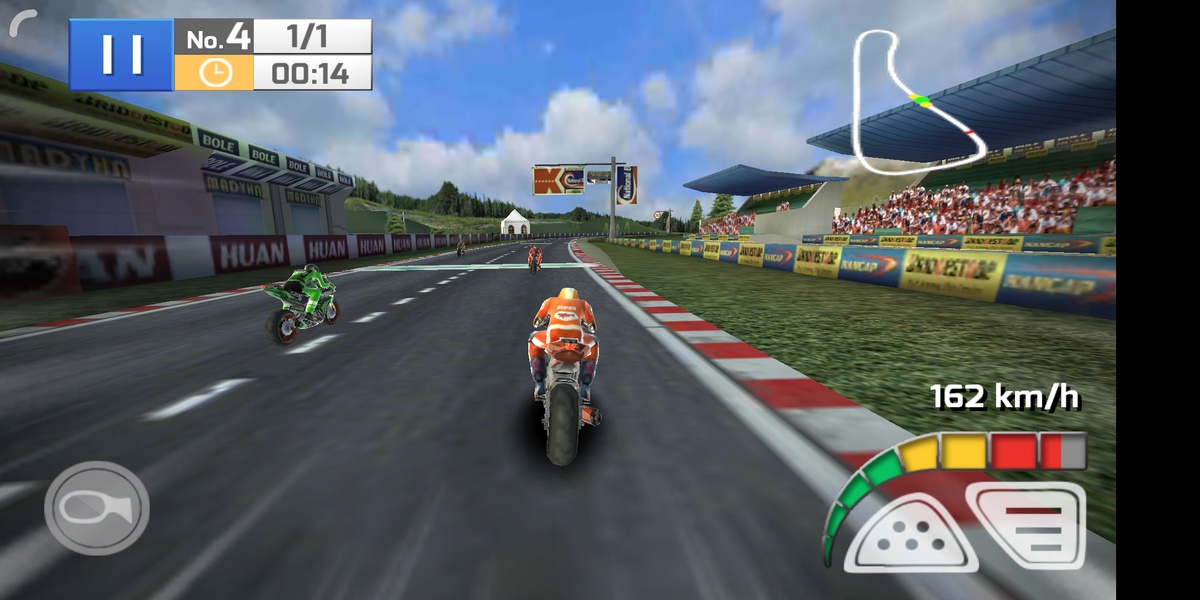 Jogo de Corrida de Moto Real Bike Racing Android Gameplay 