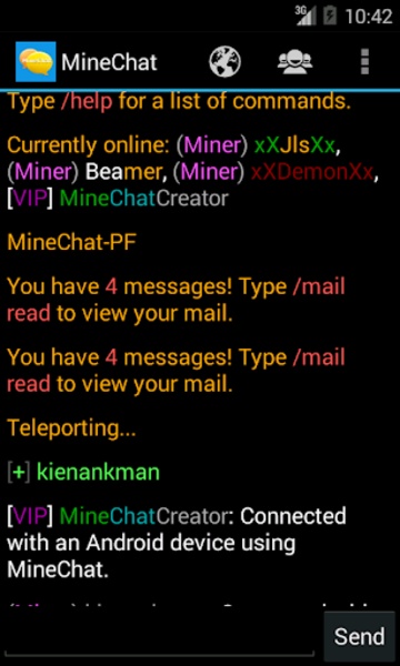MineChat Lite - Preview 4